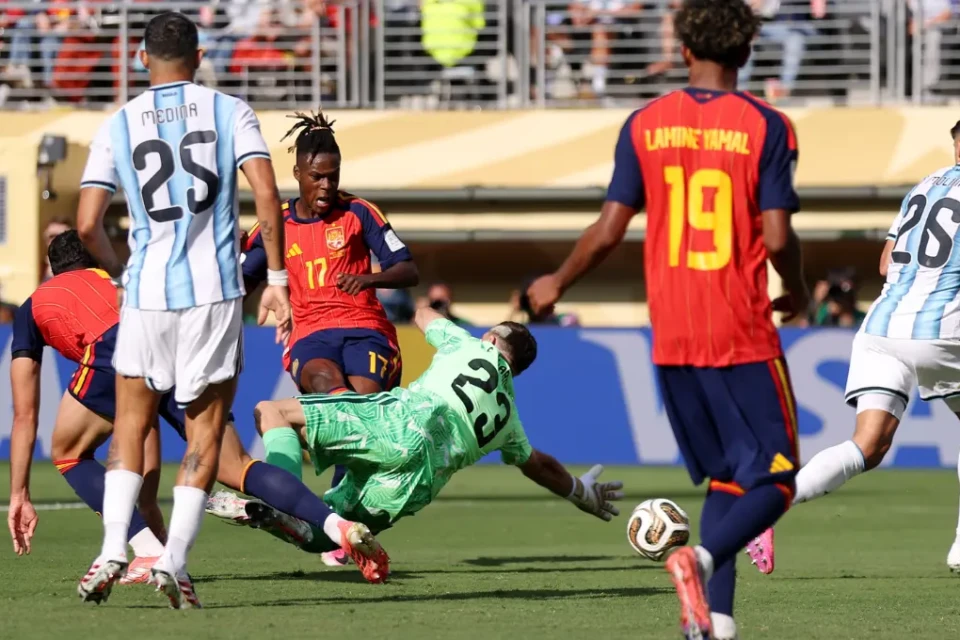 Árbitro anula gol da Espanha em web diz que Argentina foi favorecida (Foto: Fifa)