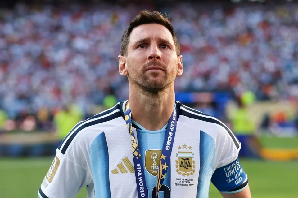 Lionel Messi em despedida da Copa do Mundo 2026