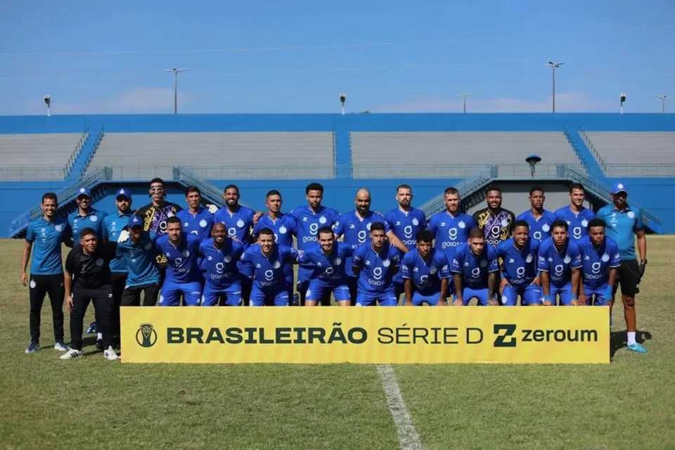 Time do Goiatuba na disputa da Série D
