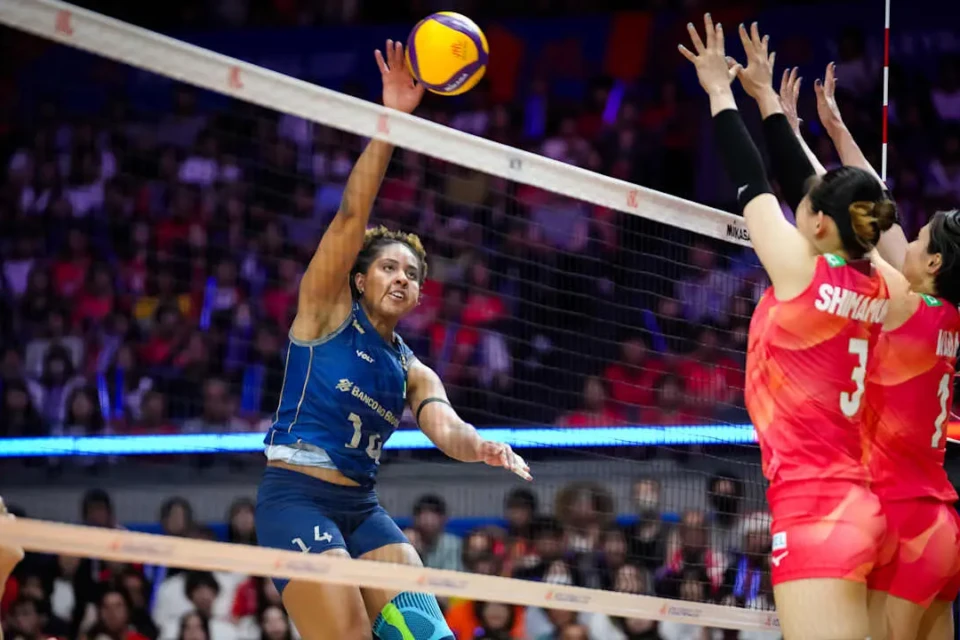 Brasil encara o Japão nas quartas da VNL; veja chaveamento e horários