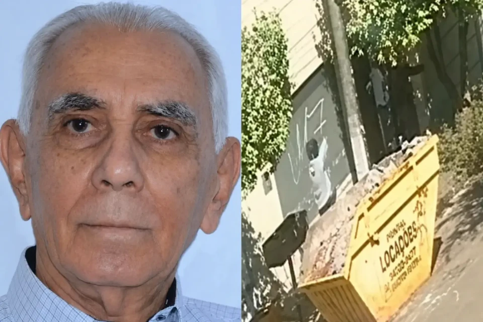 Câmera de segurança registrou o atentado contra José Porto em frente à residência dele, em Pontalina | Foto: Reprodução