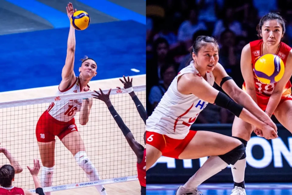 VNL: China elimina os EUA e enfrenta a Turquia na semifinal