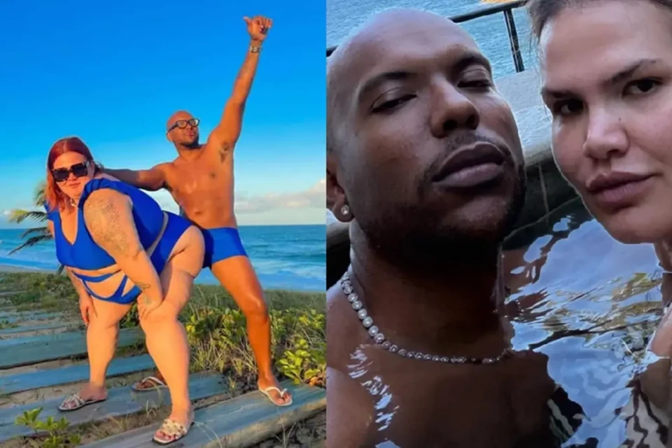 Após separação, ex-marido de Thais Carla rebate rumores de fetiche em mulheres gordas Israel Reis marido thais carla