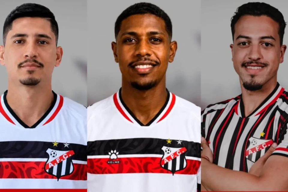 Felipe Pará, William e Marcos Espíndola são os novos reforços do Anápolis