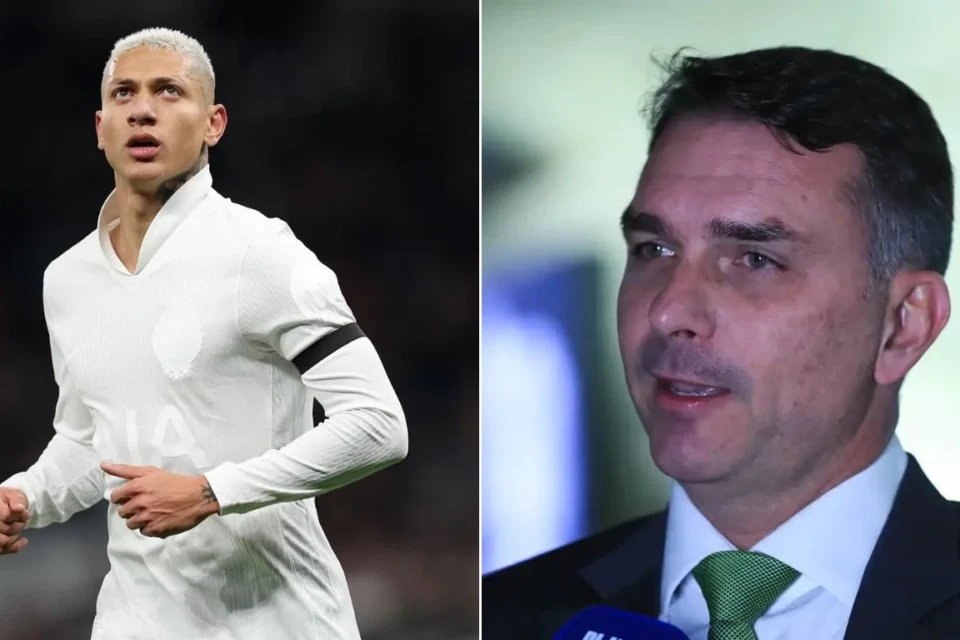 Richarlison volta a criticar disputa por mansão e compartilha vídeo sobre Flávio Bolsonaro