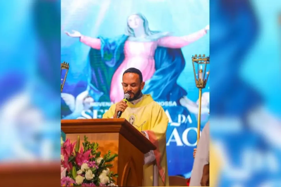 Pe. Marcos Rogério da Paróquia Nossa Senhora da Assunção (Foto: Reprodução)