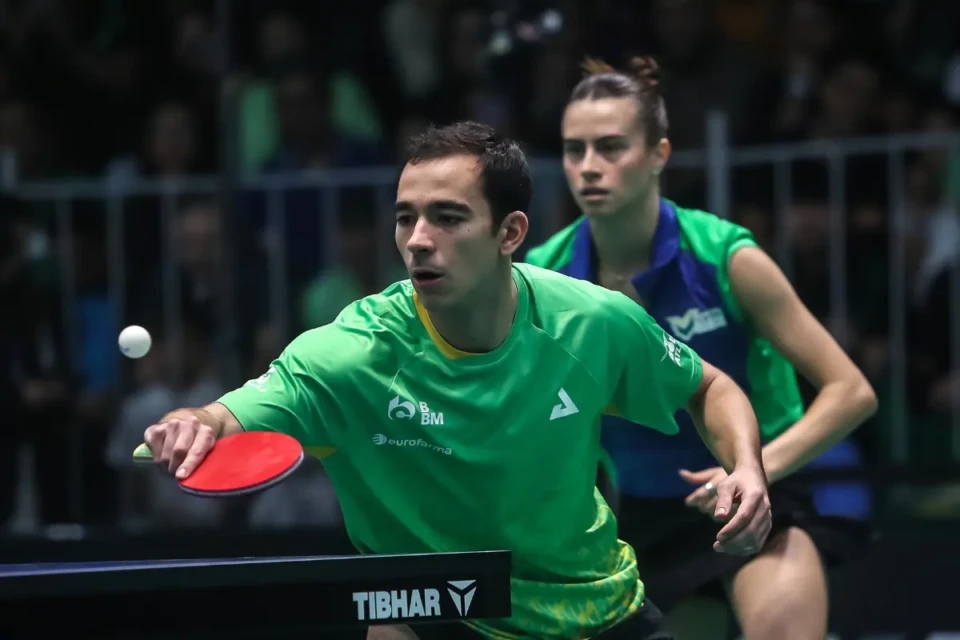 Hugo Calderano e Bruna Takahashi perdem final e ficam com o vice no WTT Star Contender