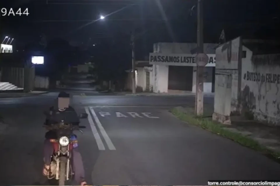 Motociclista preso suspeito de agressão - (Foto: reprodução/GCM)