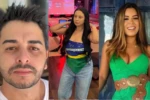 Jainy Chaves, Nathan Campos e Beatriz Soares tiveram suas vidas interrompidas por um crime que, segundo a Polícia Civil, foi motivado por ciúmes (Foto: Redes sociais)
