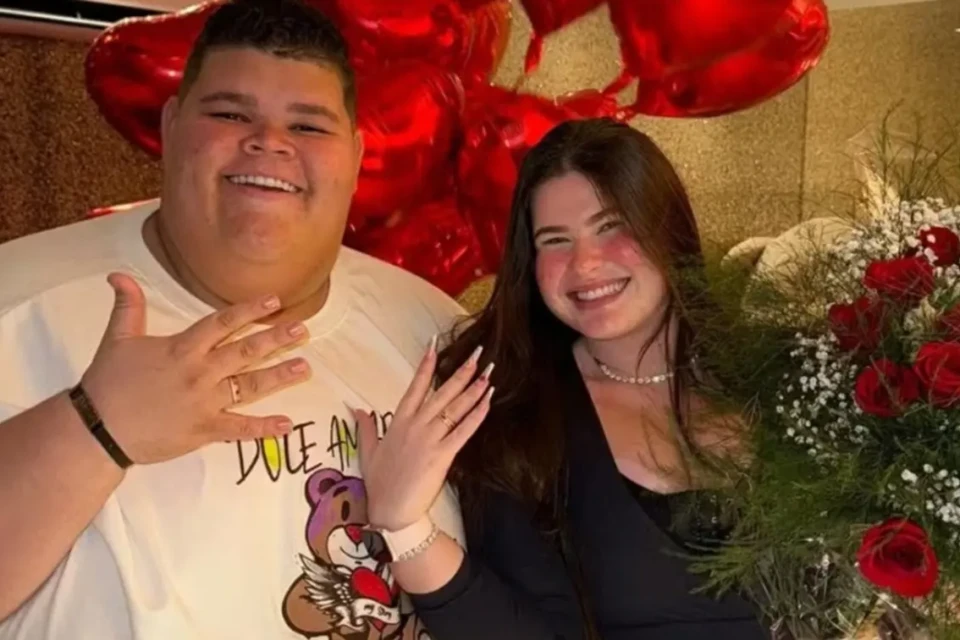 Noiva de Gordão da XJ perde 30kg para ajudar influenciador que eliminou 130kg; veja fotos Nicolle Caroline tem sido a maior incentivadora