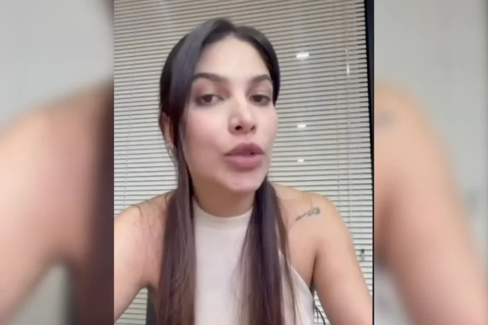 Sabrina Sousa postou vídeo nas redes sociais se defendendo de acusações e falsas notícias (Foto: Redes sociais)