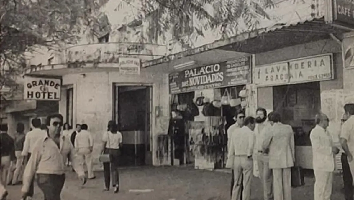 Entrada do Grande Hotel em 1982