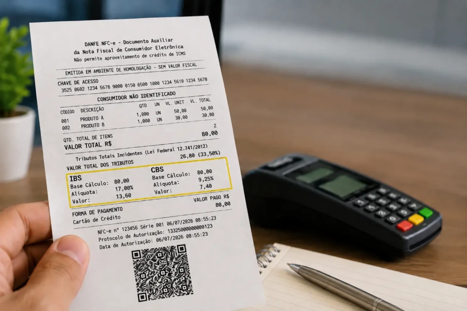 IBS e CBS na nota fiscal: o que muda a partir desta segunda-feira (3)? Quem não fizer alterações pode incorrer em sanções da Receita