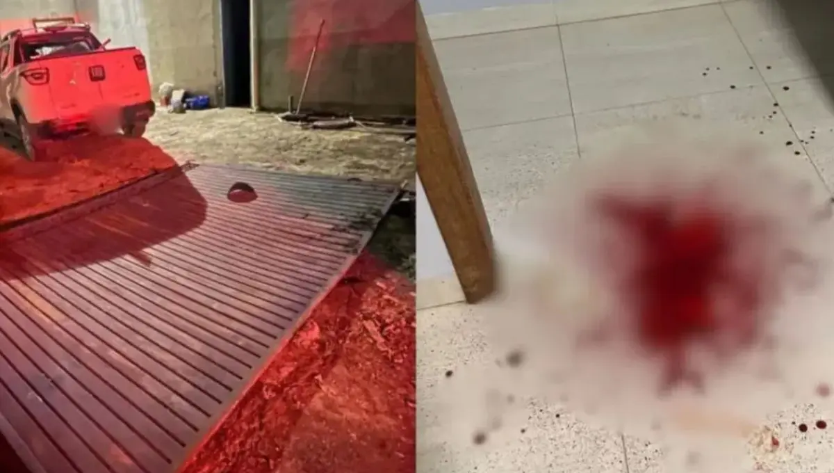 Casa depois de ser invadida por entregador e colegas