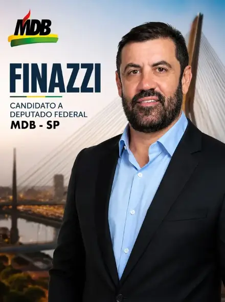 Finazzi anuncia candidatura a deputado federal por São Paulo em publicação nas redes sociais