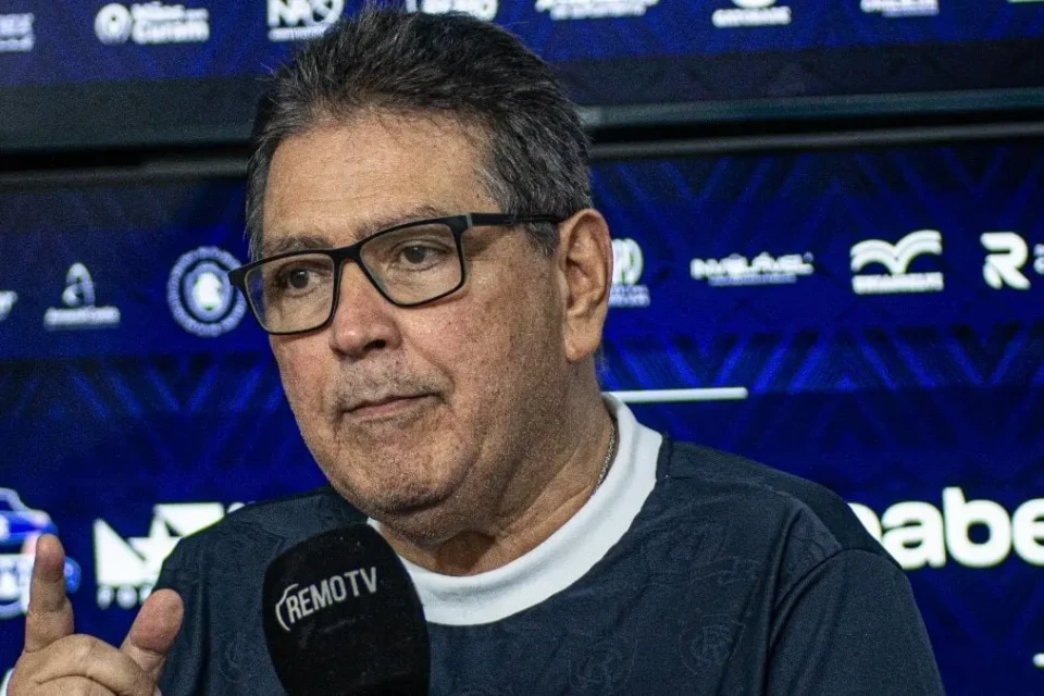 O presidente do Remo Antônio Carlos, o Tonhão