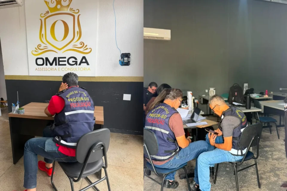 Imagens da operação