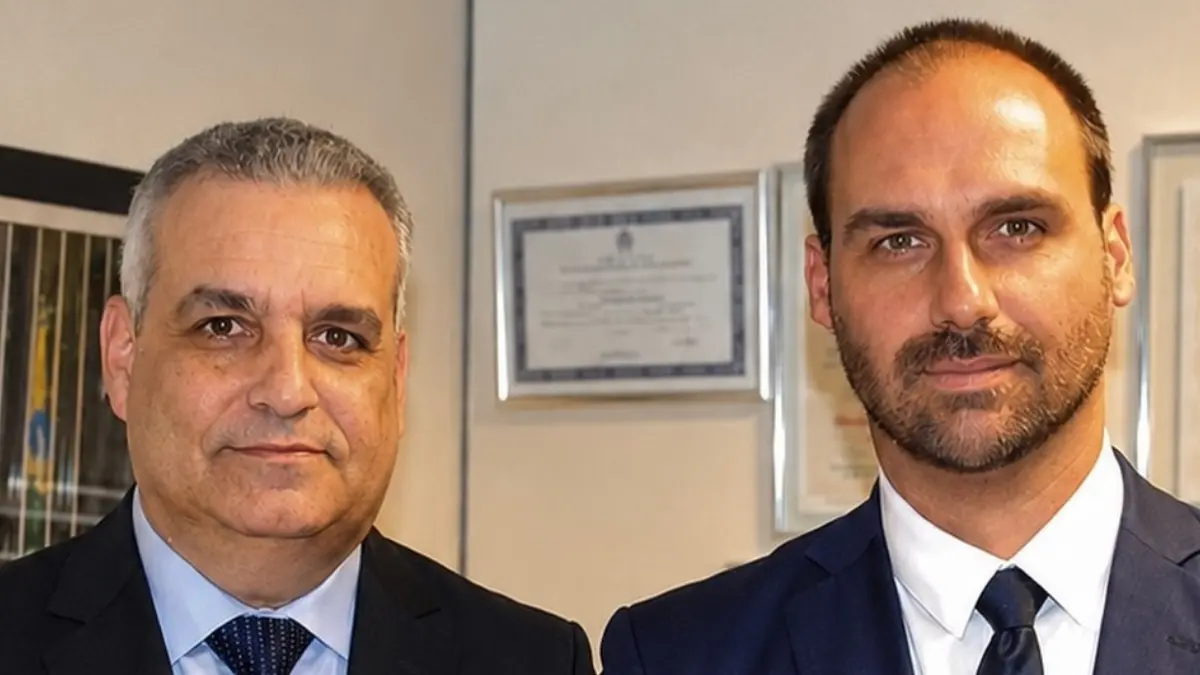 Alfredo Gaspar e Eduardo Bolsonaro