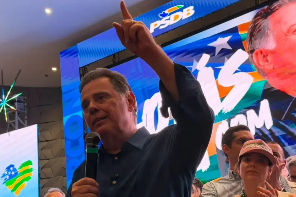 Marconi diz que 'Goiás virá sempre em 1º lugar' após Wilder dizer que prioridade é defender Flávio Bolsonaro (Foto: Maria Clara Barreto)