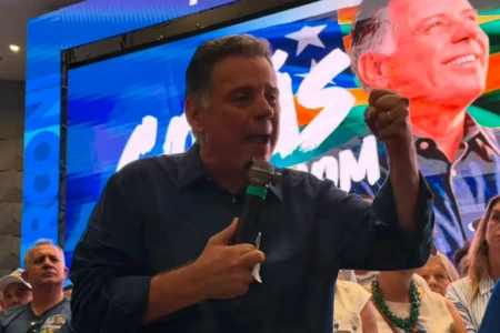 Marconi Perillo na convenção do PSDB