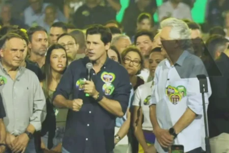 Daniel Vilela durante convenção do MDB