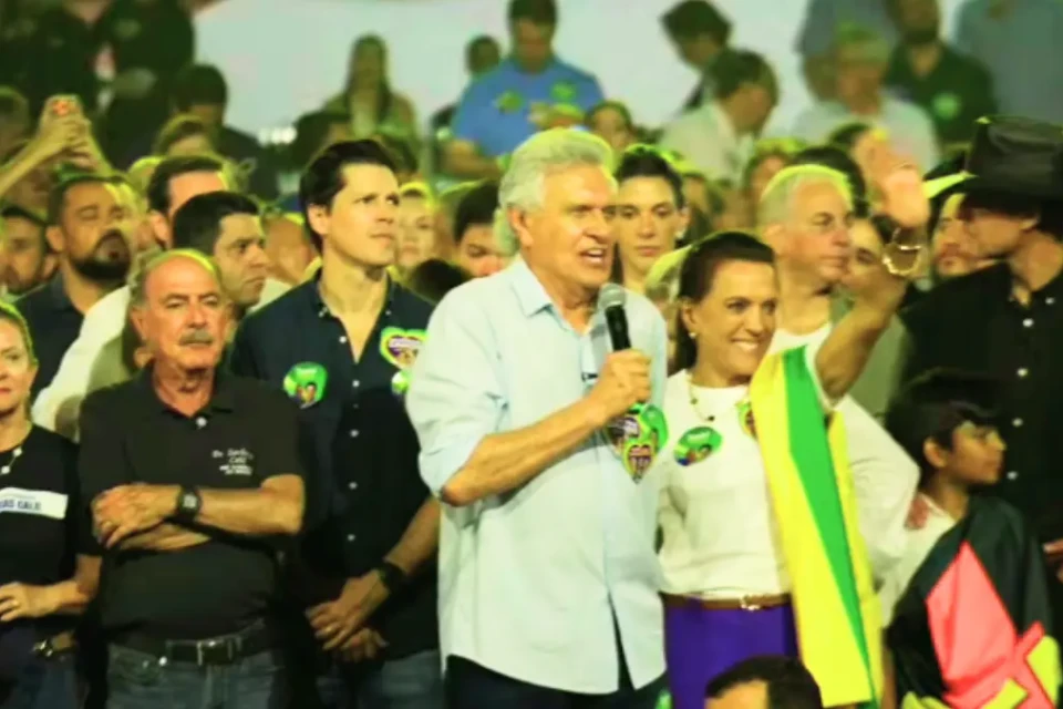 Ronaldo Caiado na convenção do MDB