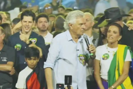Ronaldo Caiado na convenção do MDB