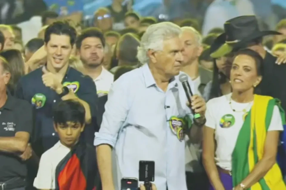 Ronaldo Caiado na convenção do MDB