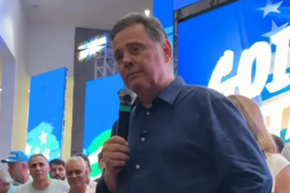 Marconi Perillo na convenção do PSDB
