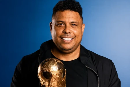 Ronaldo foi o principal destaque da campanha que levou a Seleção Brasileira ao pentacampeonato na Copa do Mundo de 2002 e lidera o ranking de nomes inspirados em jogadores registrados em Goiás, segundo levantamento da ARPEN/GO realizado a pedido do Mais Goiás. Foto: FIFA/Divulgação
