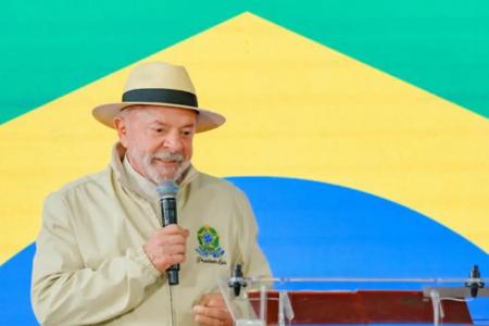 Presidente Lula, candidado à reeleição