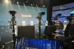 Cenário de debate entre candidatos