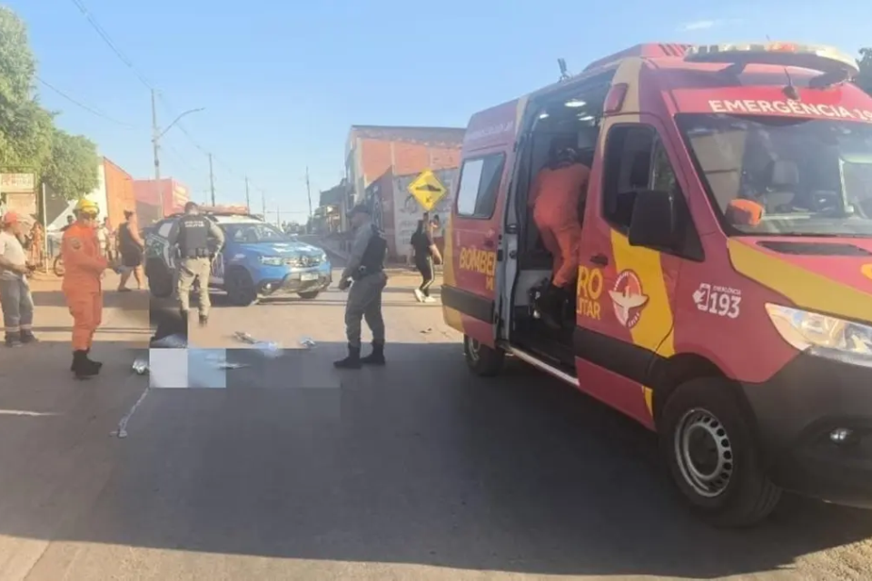 Caminhonete atinge moto em quebra-molas e mata mulher em Formosa