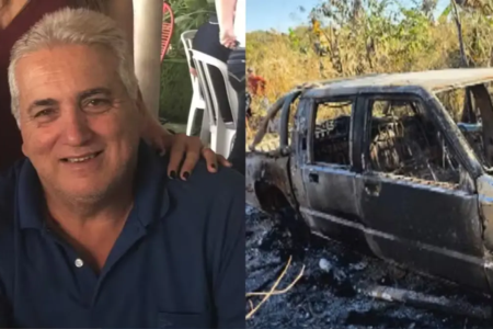 Fazendeiro Cleuber Parreira da Silva - (Foto: reprodução/TV Anhanguera)