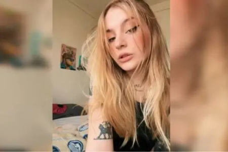 Joviana Evelyn Iankovski, de 19 anos, que foi encontrada morta na casa do namorado em Sangão, Santa Catarina
