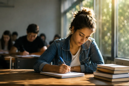 Em Goiás, trabalhadores com ensino superior completo recebem, em média, R$ 6.299 por mês, contra R$ 2.603 entre aqueles com ensino médio completo, diferença de 142% que mostra o peso da escolaridade na renda. (Foto: Pexels)