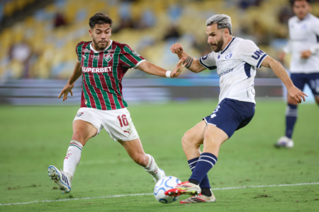Fluminense empata sem gols com o Independente Rivadávia Foto Marcelo Gonçalves