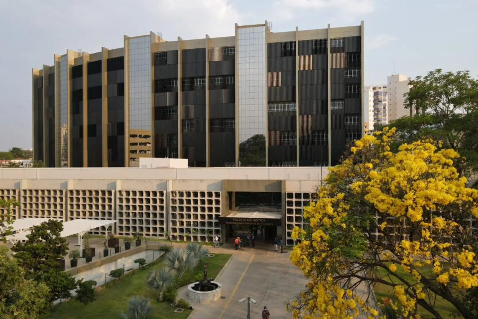 Fachada do Tribunal de Justiça do Estado de Goiás (Foto: Wagner Soares/TJGO)