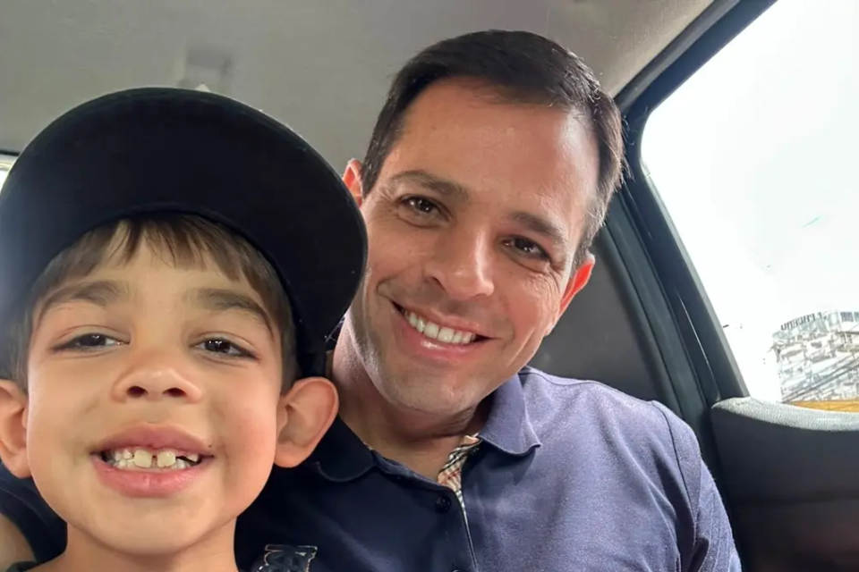 empresário e filho