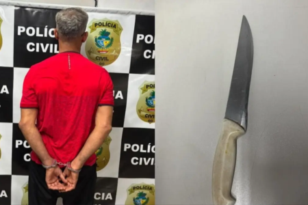 Lutador preso em flagrante - (Foto: reprodução/PC)