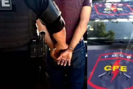 Homem de 33 anos é detido por policiais após ferir o próprio pai durante uma discussão em Aparecida de Goiânia