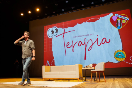 Marcelo Serrado se apresenta em Goiânia e Anápolis com o espetáculo "Terapia"