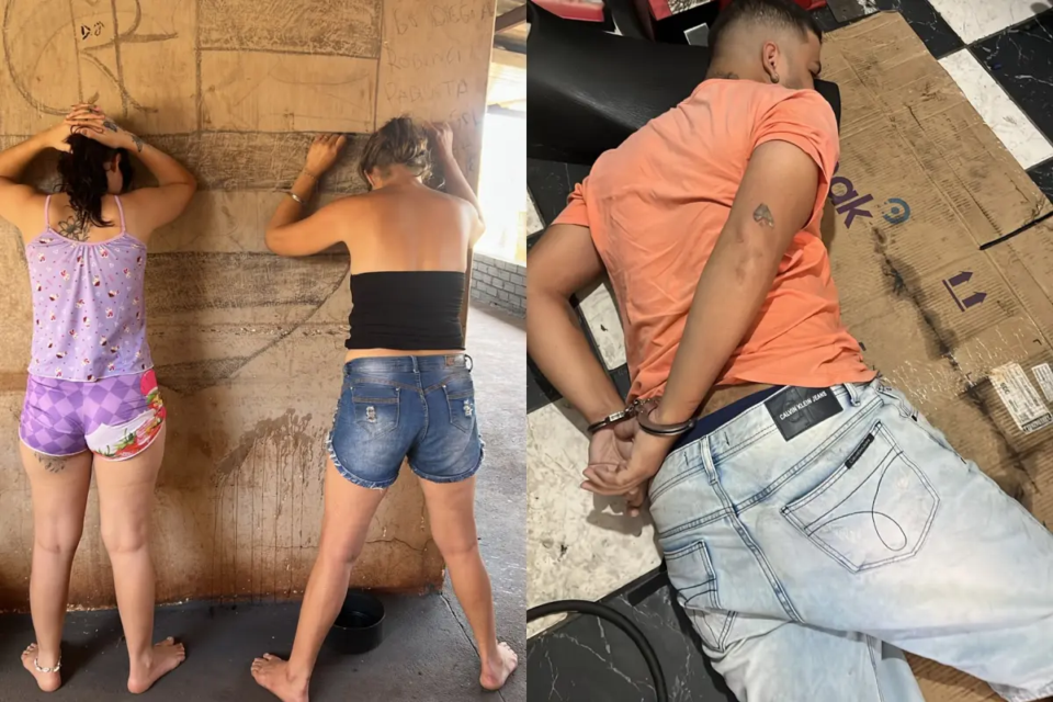 Foto mostra detidos por morte de idoso em Rio Verde
