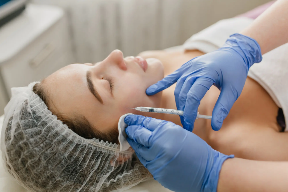 Aplicação de botox