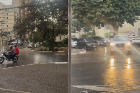Registro de chuva em Goiânia