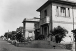 Rua 20, considerada oficialmente a primeira rua de Goiânia, na década de 1940. (Foto: Antonio Pereira da Silva)