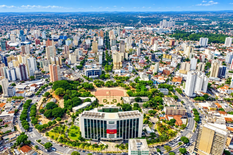 Vista panorâmica de Goiânia, capital de Goiás (Foto: Prefeitura de Goiânia)