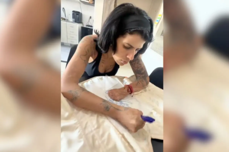 Estilista Juliana Pereira tem 12 anos de carreira e produziu 2.300 vestidos (Foto: arquivo pessoal)