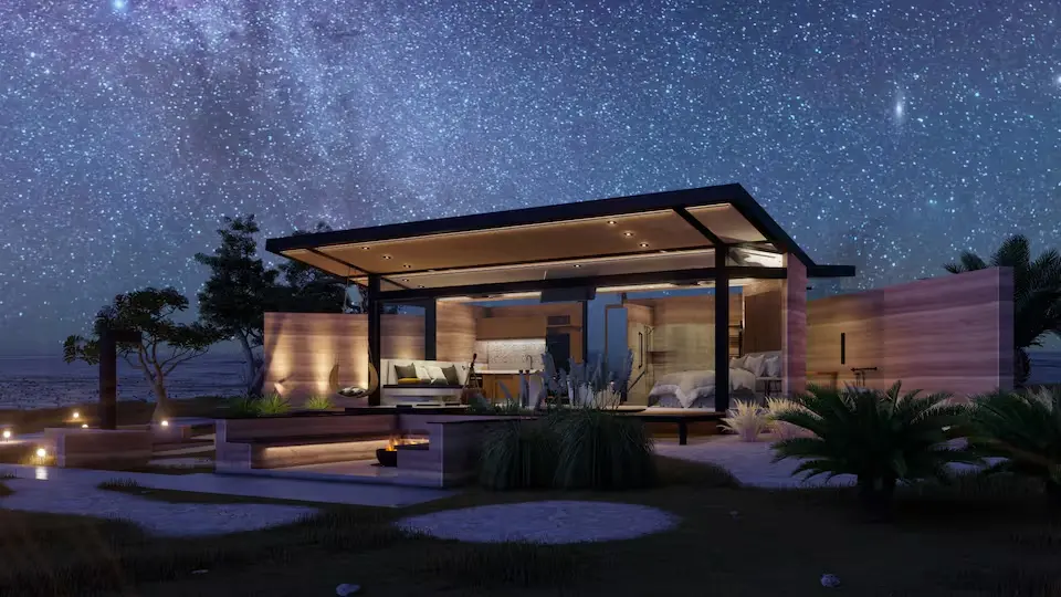 Chalé Luxo Romântico, no Recanto Tiriba de Pfirmer, em Alto Paraíso de Goiás (Foto: Reprodução/Airbnb)