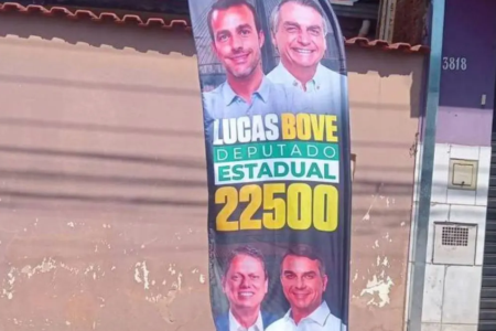 Bolsonaro em materiais de campanha